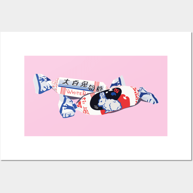 White Rabbit Fudge Wall Art by Astorsuen